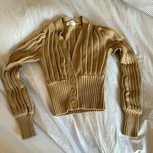 Wilfred low neck cardigan in XXS